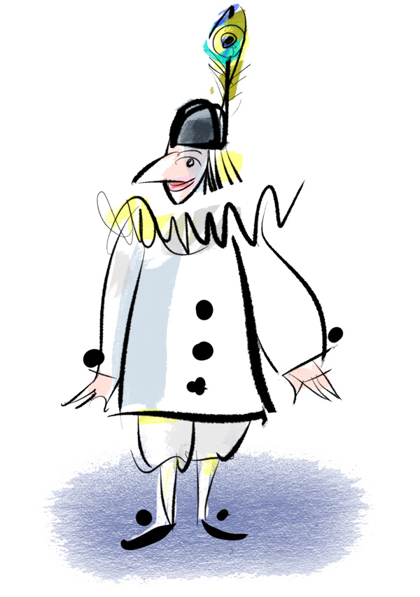 Basel Fasnacht - Pierrot